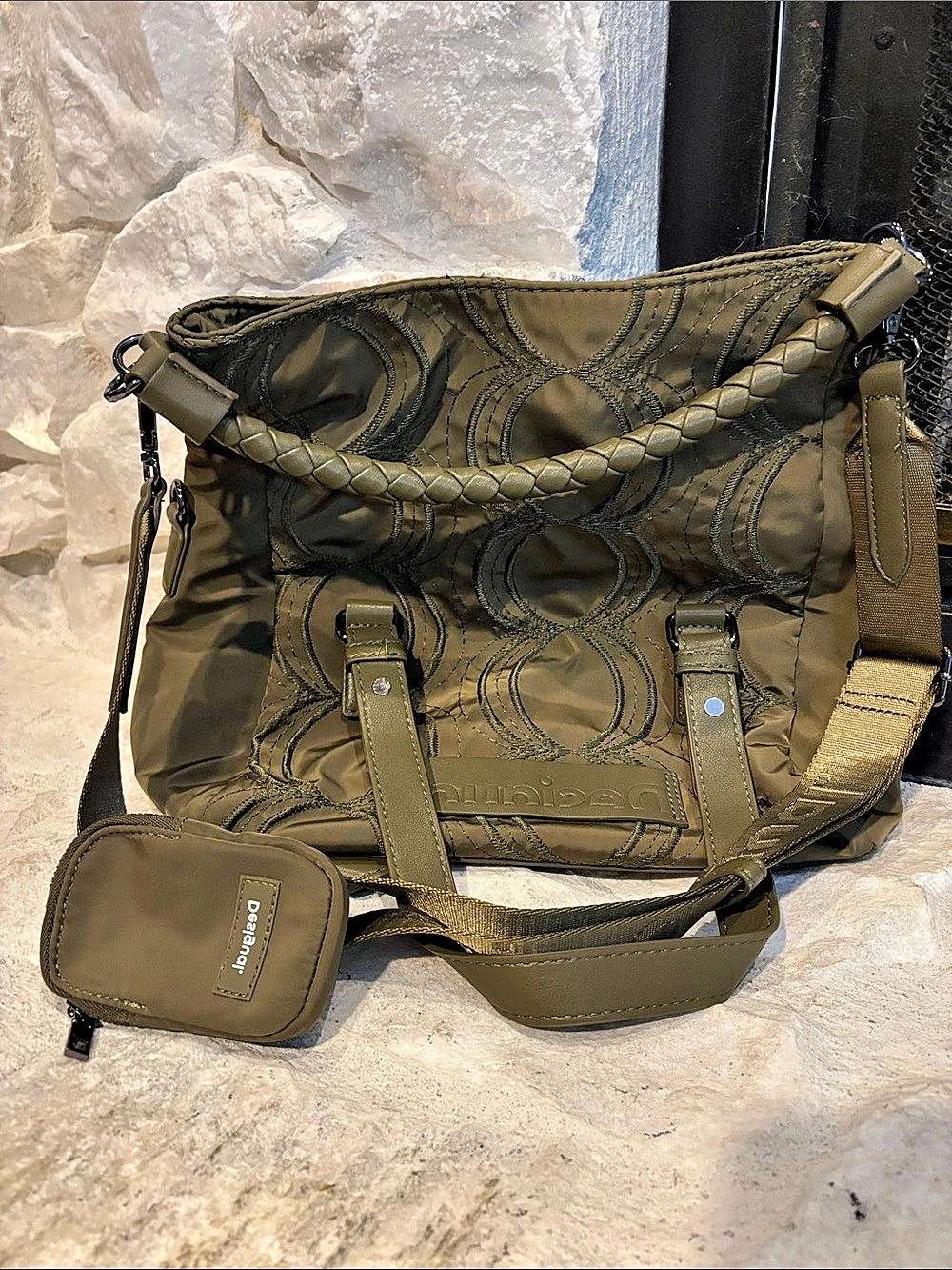 Desigual Shoulder Bag in Green